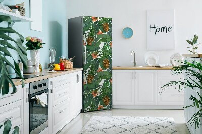 Decoration refrigerator cover Tropical pineapple