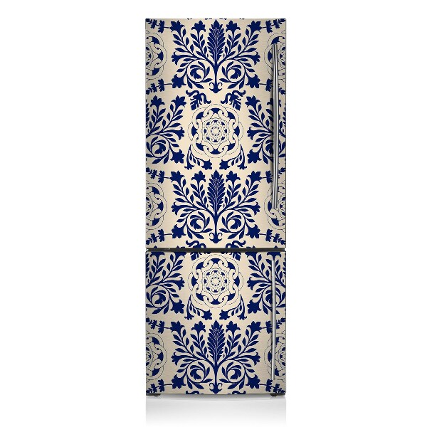 Decoration refrigerator cover Blue pattern