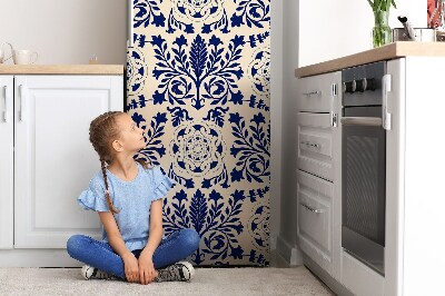 Decoration refrigerator cover Blue pattern