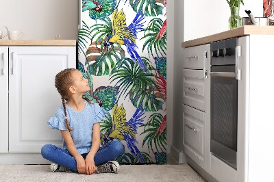 Decoration refrigerator cover Parrot