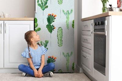 Magnetic refrigerator cover Cactus