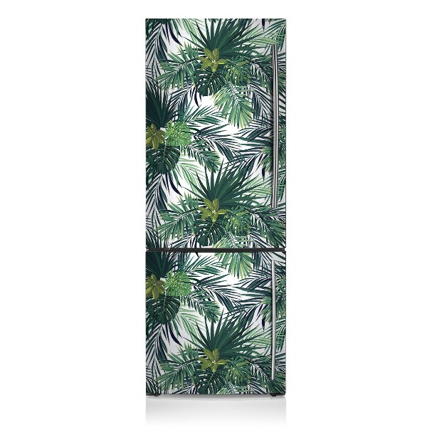 Decoration refrigerator cover Tropical leaves