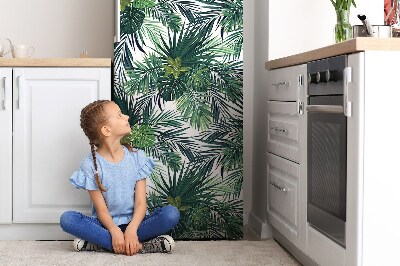 Decoration refrigerator cover Tropical leaves