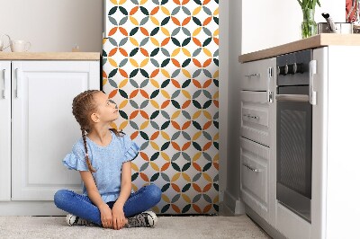 Decoration refrigerator cover Geometric wheels