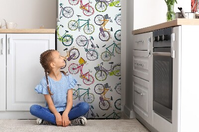 Decoration refrigerator cover Bicycle city