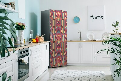 Decoration refrigerator cover Colorful lines