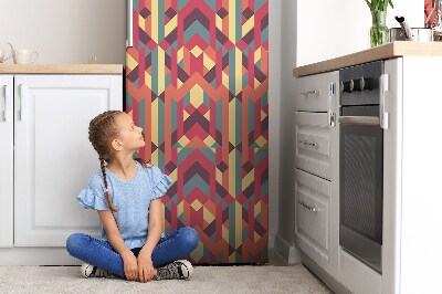 Decoration refrigerator cover Colorful lines