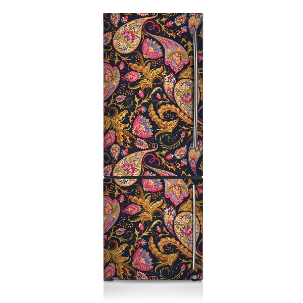 Decoration refrigerator cover Colorful paisley pattern