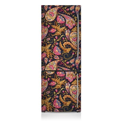 Decoration refrigerator cover Colorful paisley pattern