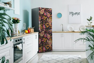 Decoration refrigerator cover Colorful paisley pattern