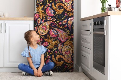 Decoration refrigerator cover Colorful paisley pattern