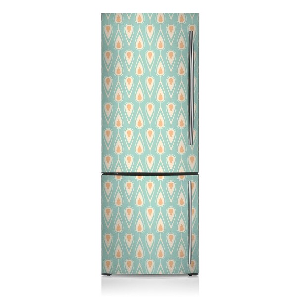 Decoration refrigerator cover Retro wallpaper