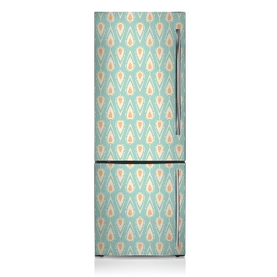 Decoration refrigerator cover Retro wallpaper