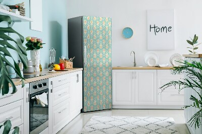 Decoration refrigerator cover Retro wallpaper