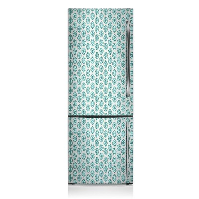 Decoration refrigerator cover Green leaves