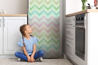 Magnetic refrigerator cover Drehingbone dots