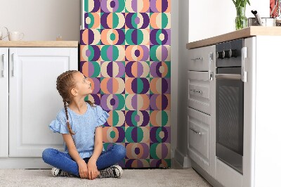 Decoration refrigerator cover Squares and wheels