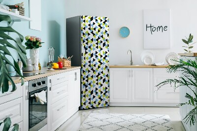 Decoration refrigerator cover Flying triangles