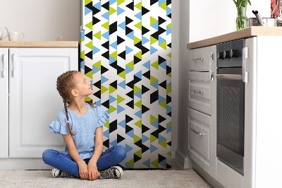 Decoration refrigerator cover Flying triangles