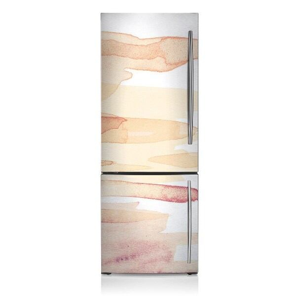 Decoration refrigerator cover Yellow lines