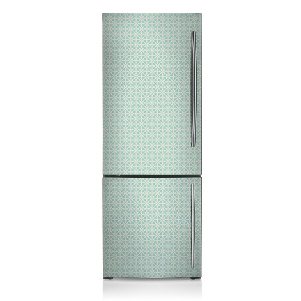 Decoration refrigerator cover White and blue