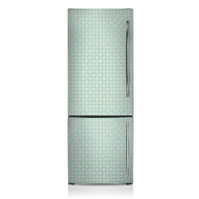 Decoration refrigerator cover White and blue