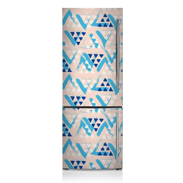 Decoration refrigerator cover Pattern of triangles