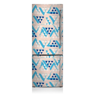 Decoration refrigerator cover Pattern of triangles