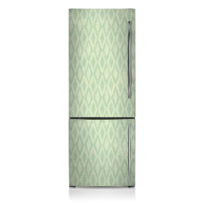 Decoration refrigerator cover Green diamonds