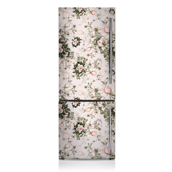 Decoration refrigerator cover Colorful flowers