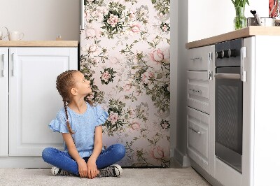 Decoration refrigerator cover Colorful flowers