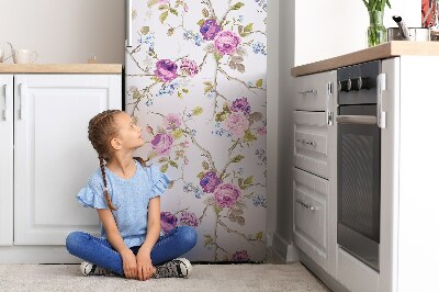 Decoration refrigerator cover The blooming trees