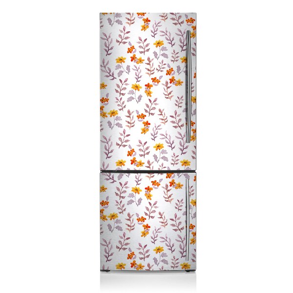 Decoration refrigerator cover Painted flowers