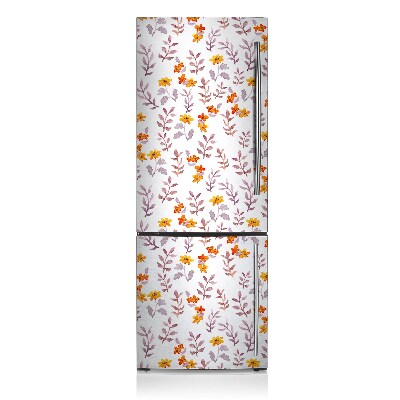 Decoration refrigerator cover Painted flowers