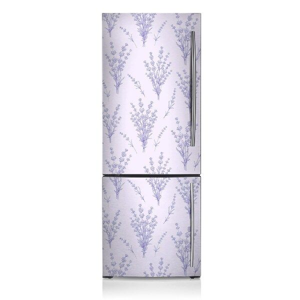 Decoration refrigerator cover Lavender flowers