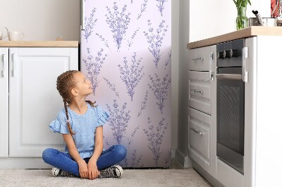 Decoration refrigerator cover Lavender flowers