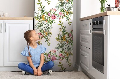 Decoration refrigerator cover The blooming trees