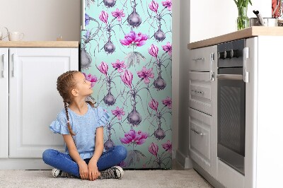 Decoration refrigerator cover Crocuses with onions