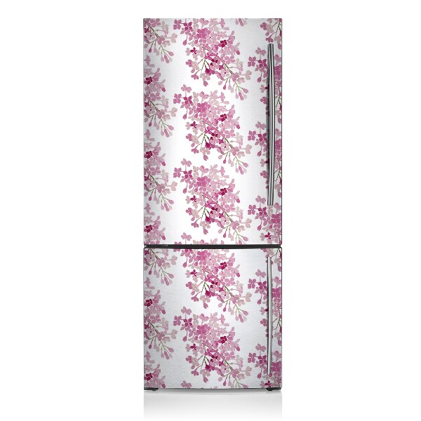 Decoration refrigerator cover Pink flowers