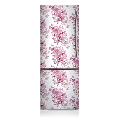 Decoration refrigerator cover Pink flowers