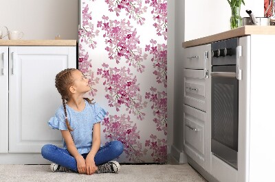 Decoration refrigerator cover Pink flowers