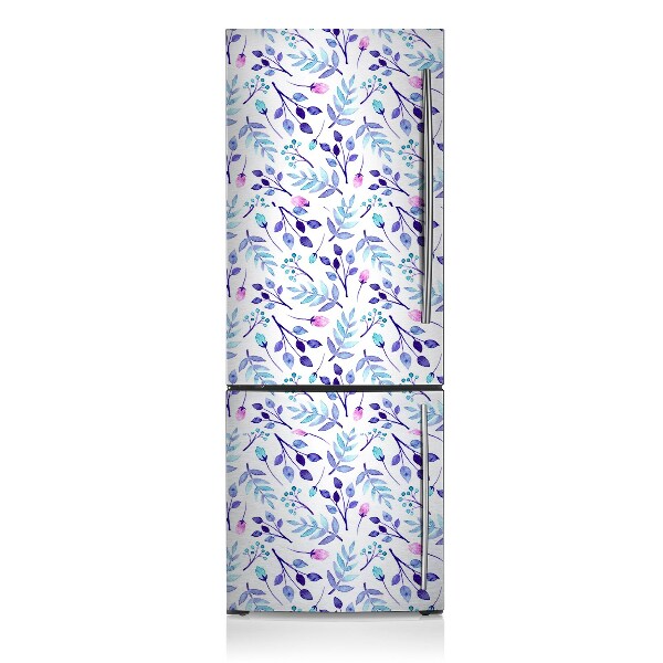 Decoration refrigerator cover Purple branches