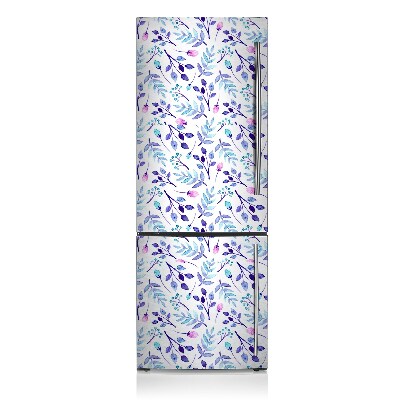 Decoration refrigerator cover Purple branches