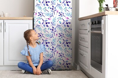 Decoration refrigerator cover Purple branches