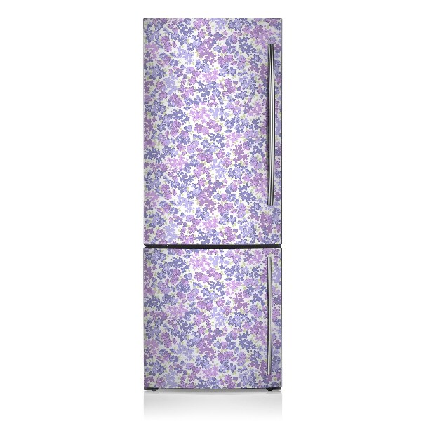 Decoration refrigerator cover Field of forget-me-notes