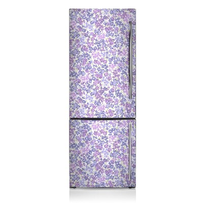 Decoration refrigerator cover Field of forget-me-notes