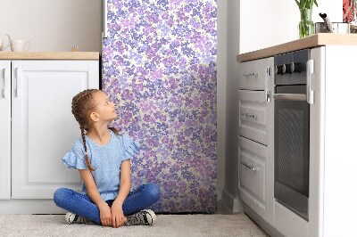 Decoration refrigerator cover Field of forget-me-notes