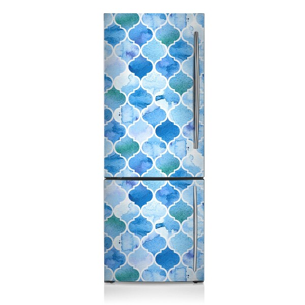 Magnetic refrigerator cover Moroccan pattern