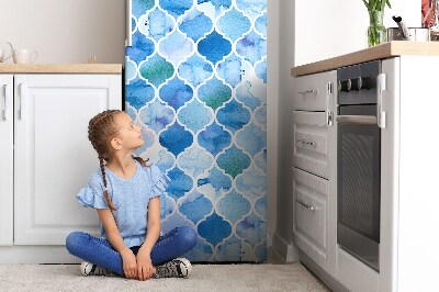 Magnetic refrigerator cover Moroccan pattern