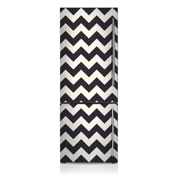 Magnetic refrigerator cover Zigzag